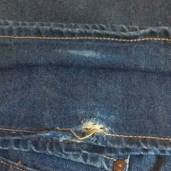 Old Navy blue jeans men pants loose S 38x32 - Picture 5 of 5